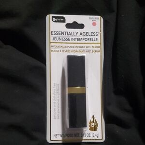 B Pure Essentially Ageless Blush Rose Hydrating Lipstick .12oz New